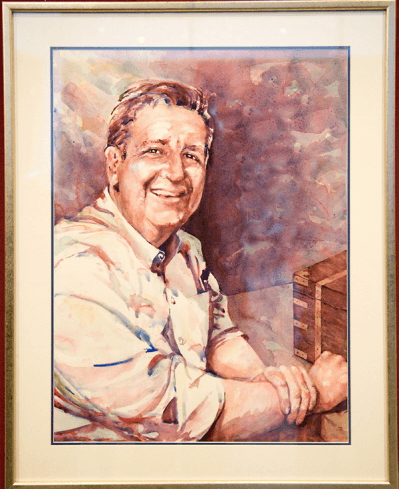 View of a portrait picture of an individual 