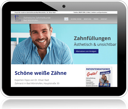 Bleaching (Zahnaufhellung), Veneers und mehr in Bad Wörishofen