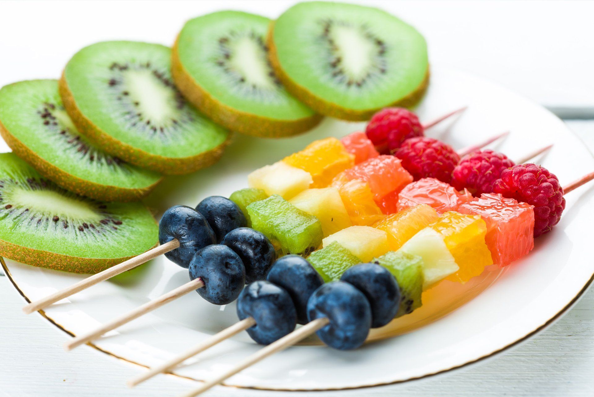 fruit skewers