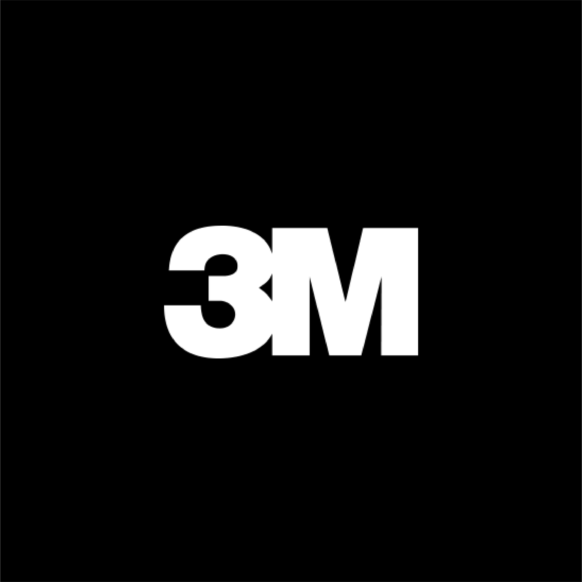 The 3m logo is white on a black background.