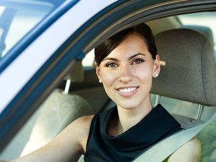 Woman in Car - Auto Insurance in Oradell, NJ Woman in Car - Auto Insurance in Oradell, NJ