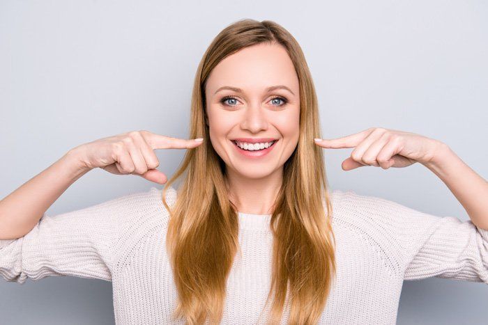 Cheerful Woman — Bloomingdale, IL — Dr Boyer & Scheive, DDS