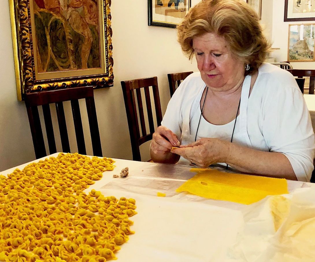 Preparazione tortellini