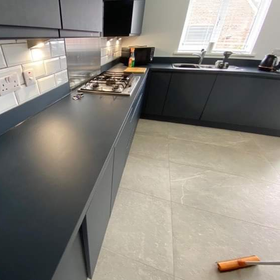 Click here to see our kitchen door wrapping kitchen refurbishment in Leicester, kitchen door replacement, vinyl kitchen doors