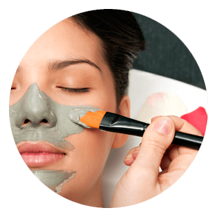 face mask application