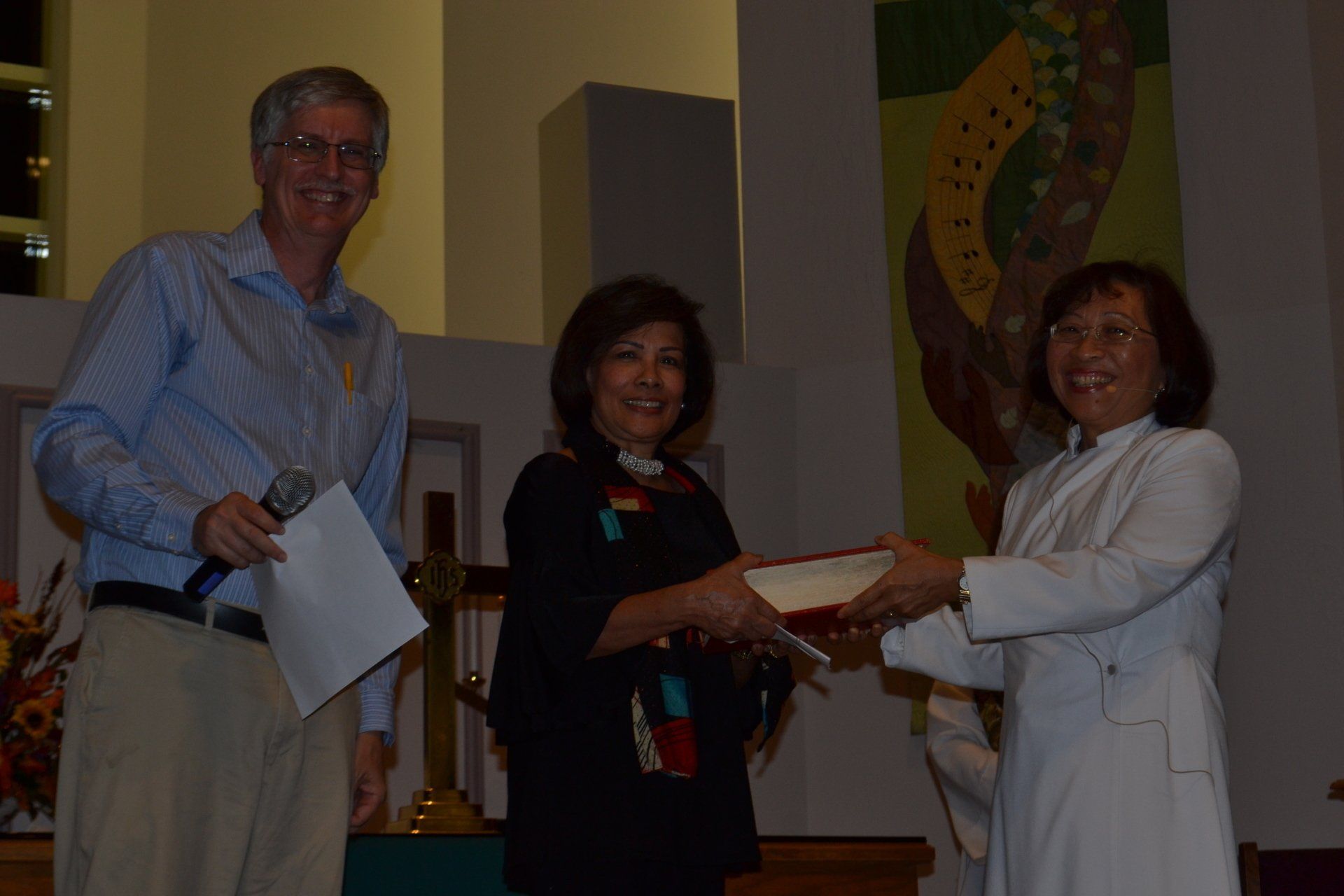 Ritual of receiving the bible -Photo Credit: Evelyn Butler