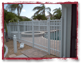 Decorative pool fence Decorative pool fence