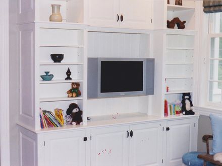 Custom cabinet with T.V - home improvement in Carversville, PA Custom cabinet with T.V - home improvement in Carversville, PA
