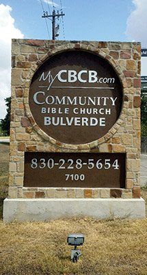Professional Signs — Aluminum Letters on Stucco Base in San Antonio, TX