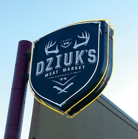 Company Logo Signs — Lighted Cabinet with Neon Border in San Antonio, TX