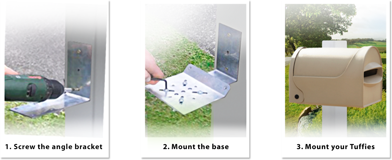 Install Tuffies Letterboxes DIY instructions