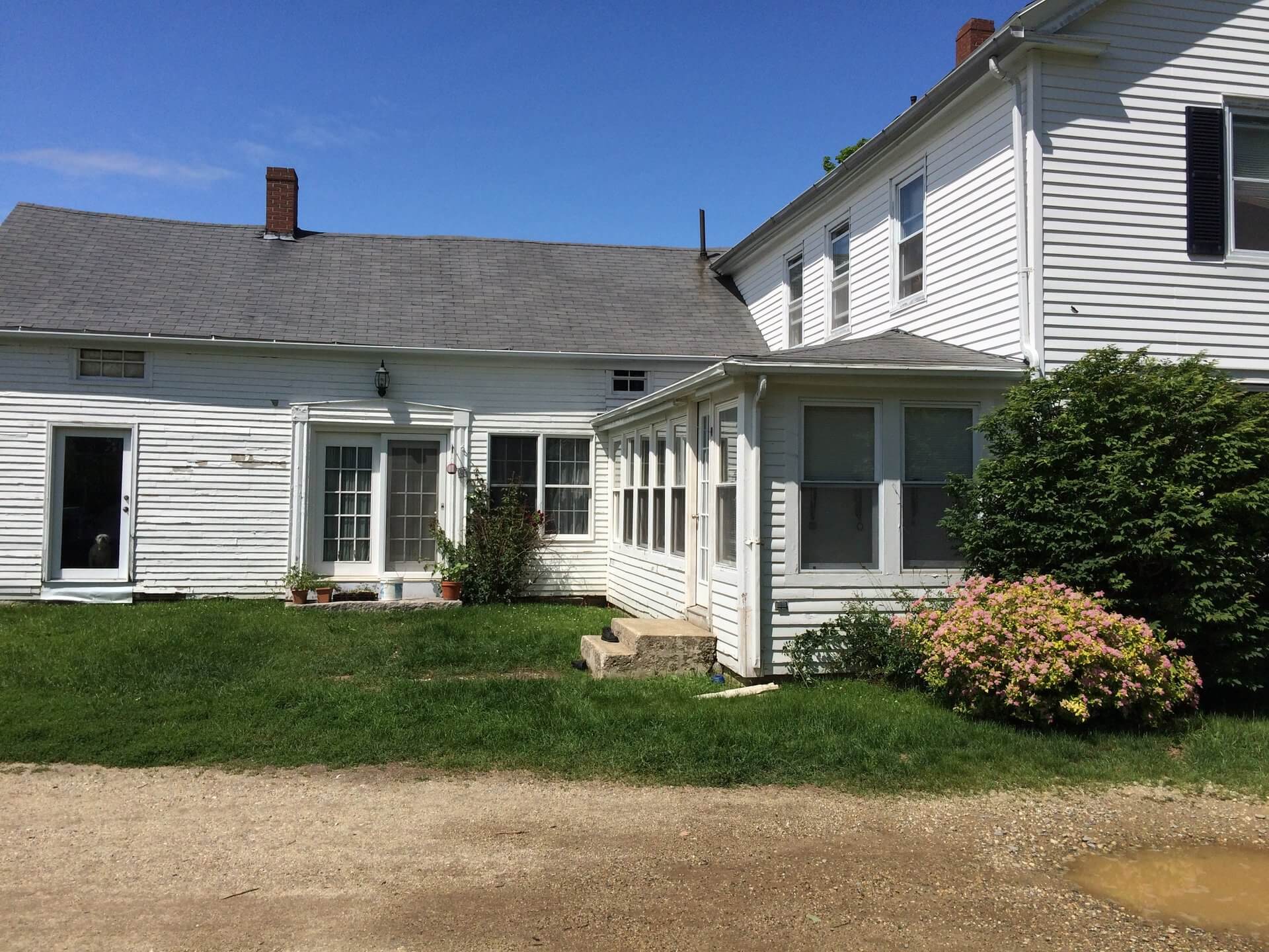 Rear View of Local Home in Auburn, ME