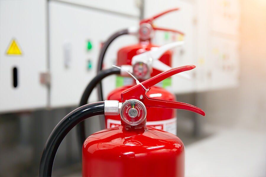 Multiple Fire Extinguisher — East-West Fire Services In Garbutt, QLD