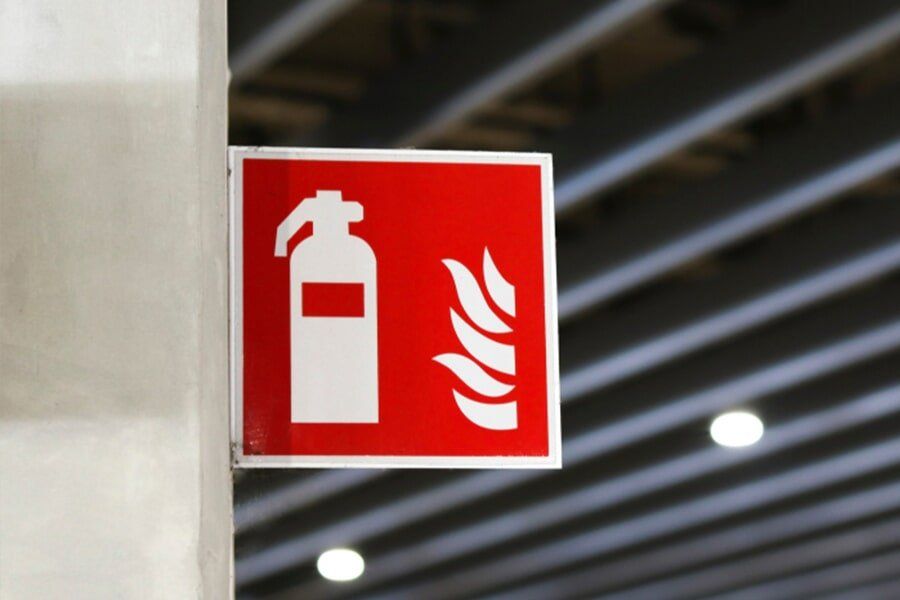 Fire Escape Sign — East-West Fire Services In Garbutt, QLD