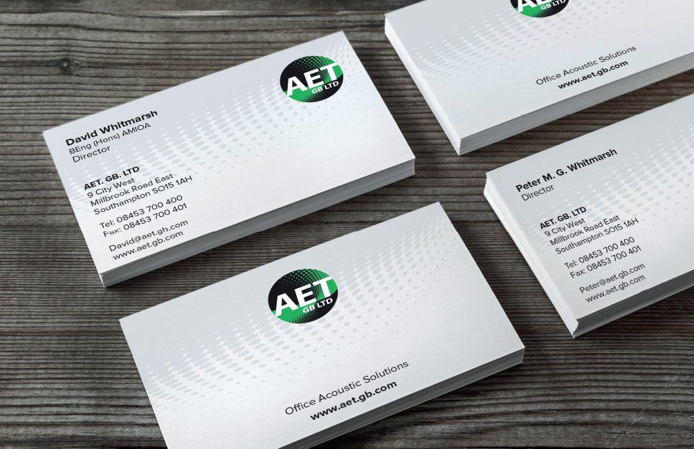 Business card design, Southampton