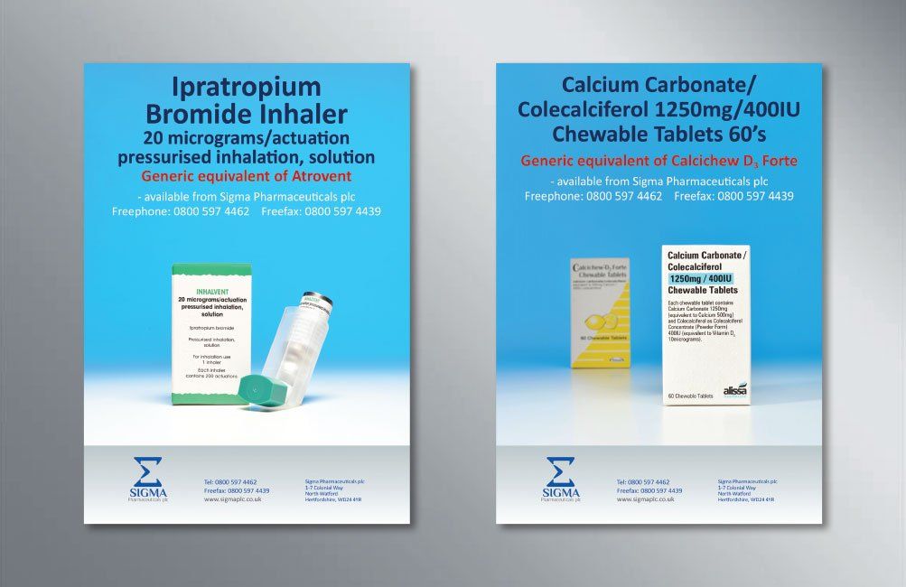 Leaflet design for pharmaceuticals, Whiteley