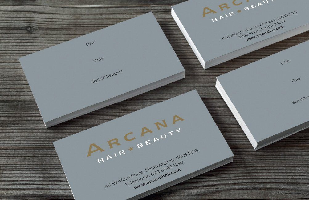 Appointment card design, hairdressers