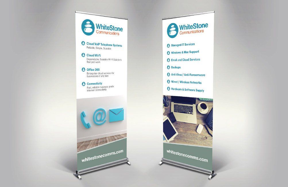 Roller Banner for Whitestone IT, Fordingbridge