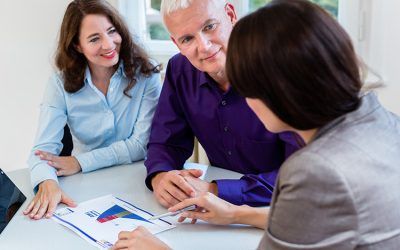 Three People Discussing — Newberg, OR — Chehalem Insurance Associates