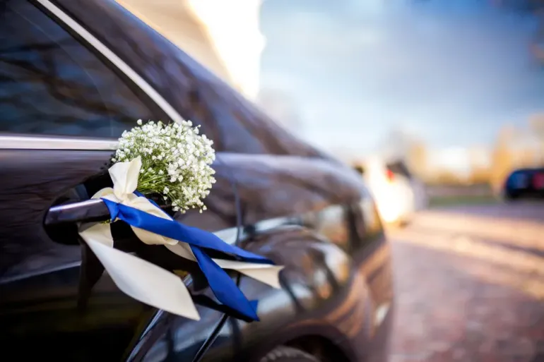 Black Wedding Car — Ceres, CA — Luxury Limousine