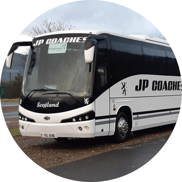 JP Coaches front view