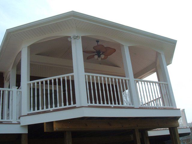 Build A Picnic Table — Ceiling fan in the deck in Woodbridge, VA