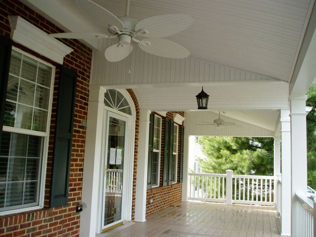 Bench Swing Plans — Beautifully designed terrace in Woodbridge, VA