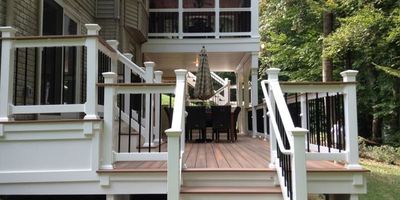 Before And After — Custom Decks in Woodbridge, VA Before And After — Custom Decks in Woodbridge, VA