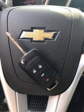 Chevrolet Switchblade Key — Car Keys Replacement in Des Moines, IA