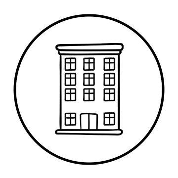 Graphic of a building