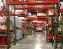 View of Warehouse Interior - Industrial Lubricants View of Warehouse Interior - Industrial Lubricants