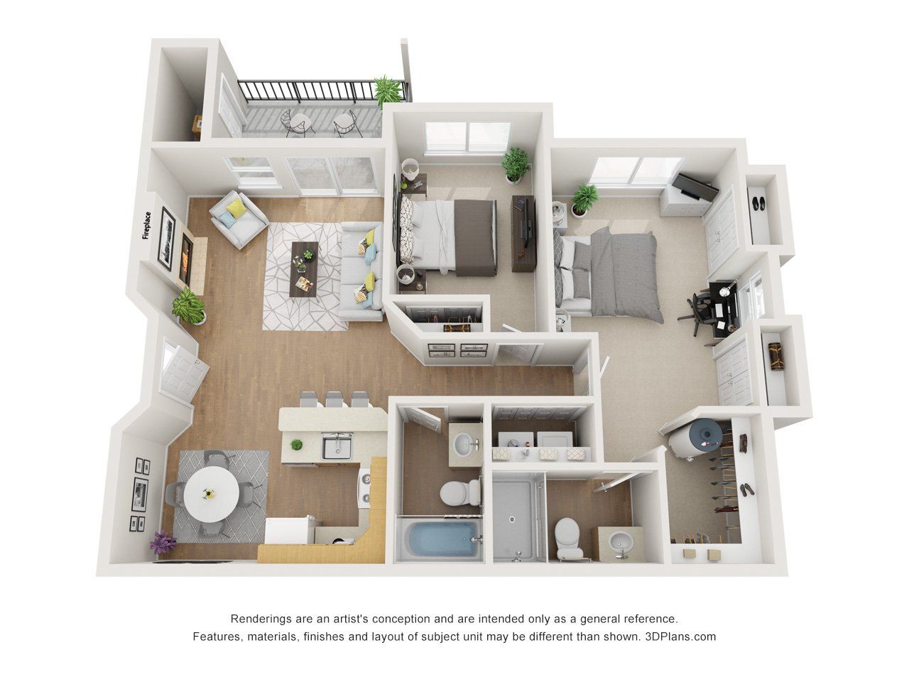 2 Bedroom