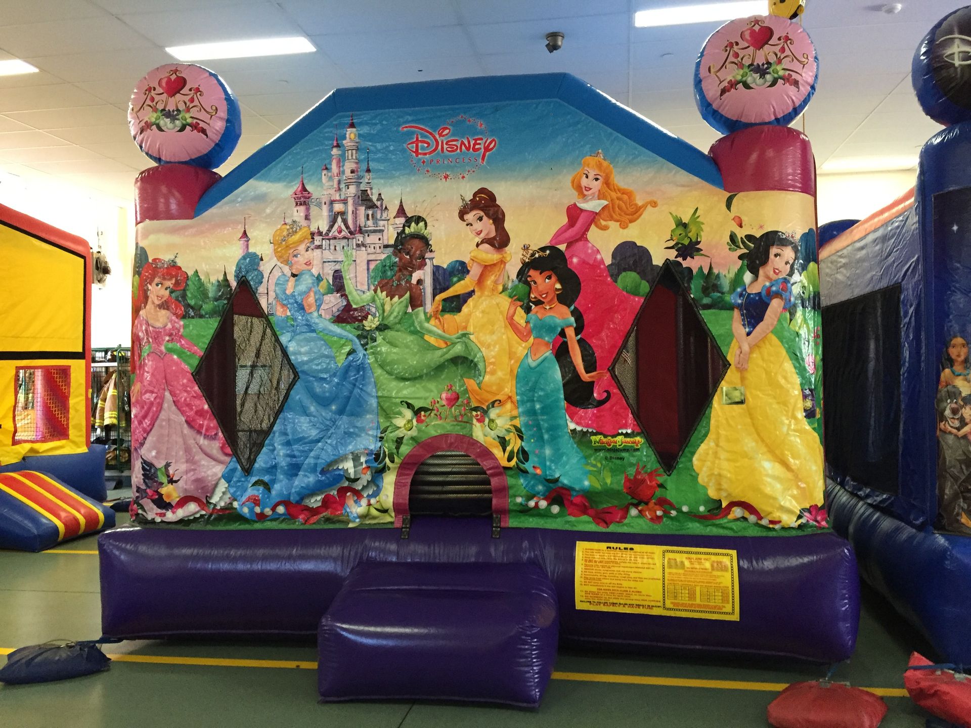 Disney Princess Bounce House Inflatable 15' x 15' .  