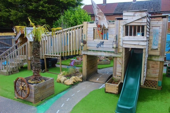 Care Chiefs Children's Day Nursery Little Hulton Outdoor Area