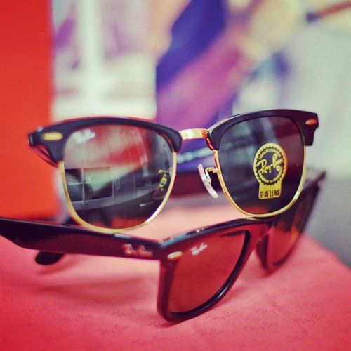 due montature ray ban da sole
