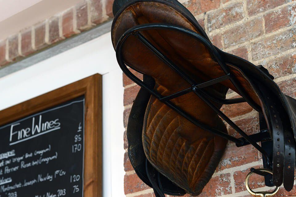The tack room