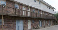 adams street townhome exterior