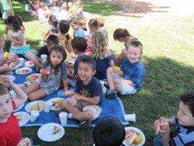 Kids Eating Lunch — Children's Center in Lakewood,, CA Kids Eating Lunch — Children's Center in Lakewood,, CA