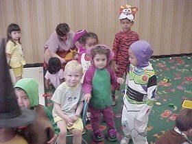 Getting ready for Halloween parade — Children's Center in Lakewood,, CA Getting ready for Halloween parade — Children's Center in Lakewood,, CA