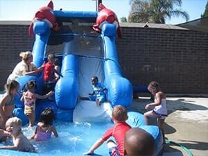 Children at playground — Children's Center in Lakewood,, CA Children at playground — Children's Center in Lakewood,, CA