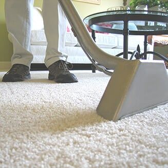Cleaning Carpet in Living Room — Carpet Cleaning in Washington, PA Cleaning Carpet in Living Room — Carpet Cleaning in Washington, PA