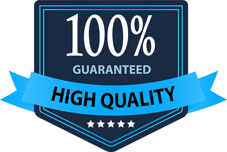 100% high quality logo
