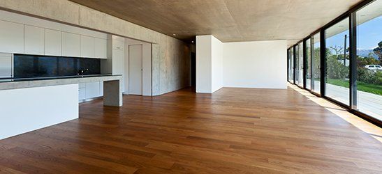 Flooring Contractors — Unfurnished Kitchen and Dining Space in Smyrna, TN