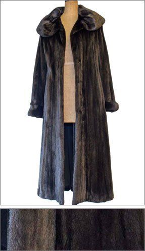 long fur coat