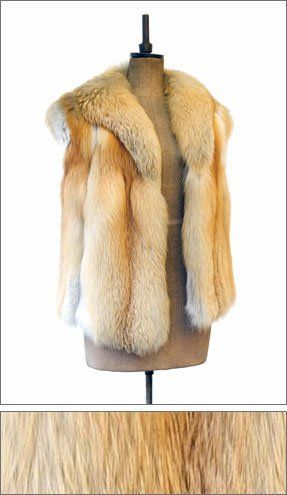 rabbit fur gilet