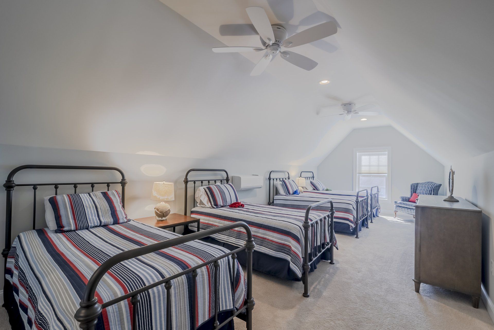 Large bedroom with vaulted ceiling | Bay to Beach Builders | Greenwood, DE 19950