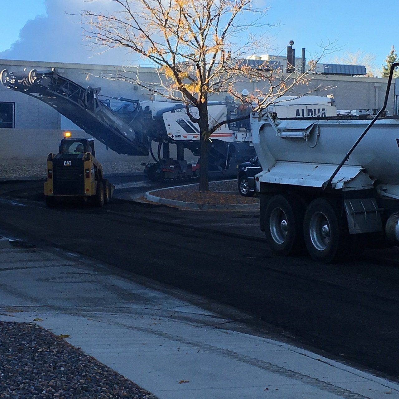 Workers Repairing The Road — Wheat Ridge, CO — 5280 Asphalt Paving Contractors