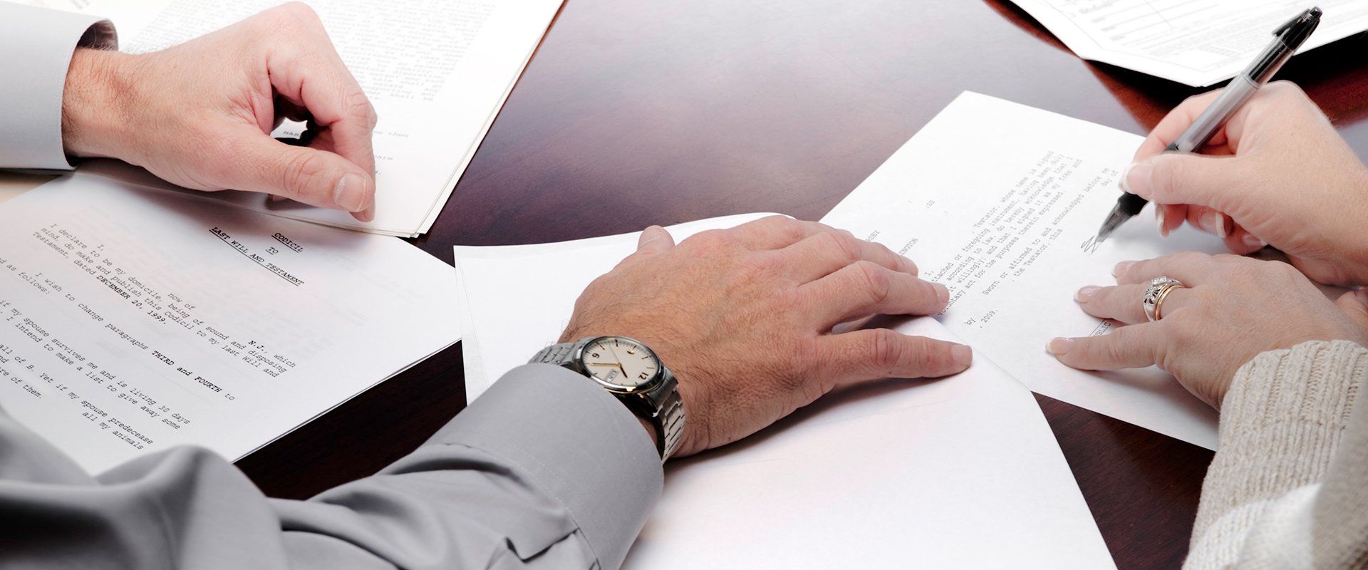 signing documents