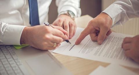 signing employee contract