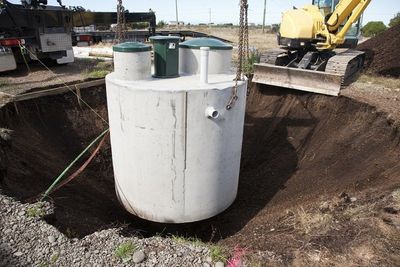 Septic Tank Pumping — Concrete House Installing Septic Tank in Lebanon, TN Septic Tank Pumping — Concrete House Installing Septic Tank in Lebanon, TN